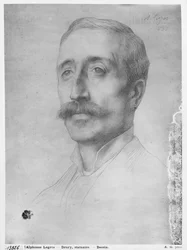Alfred Drury, 1899 (svart bly på papper)